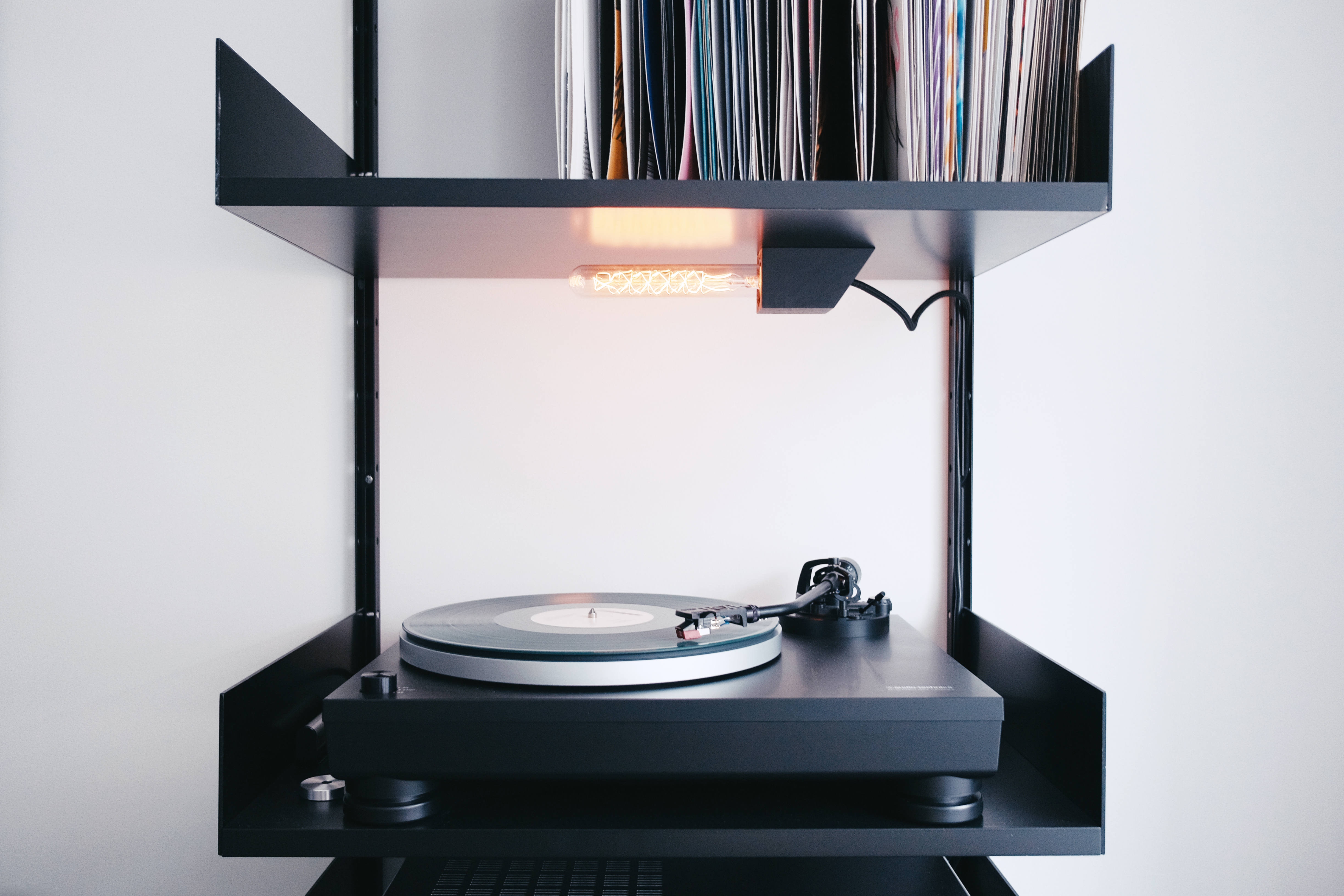 Black Record Player Vinyl