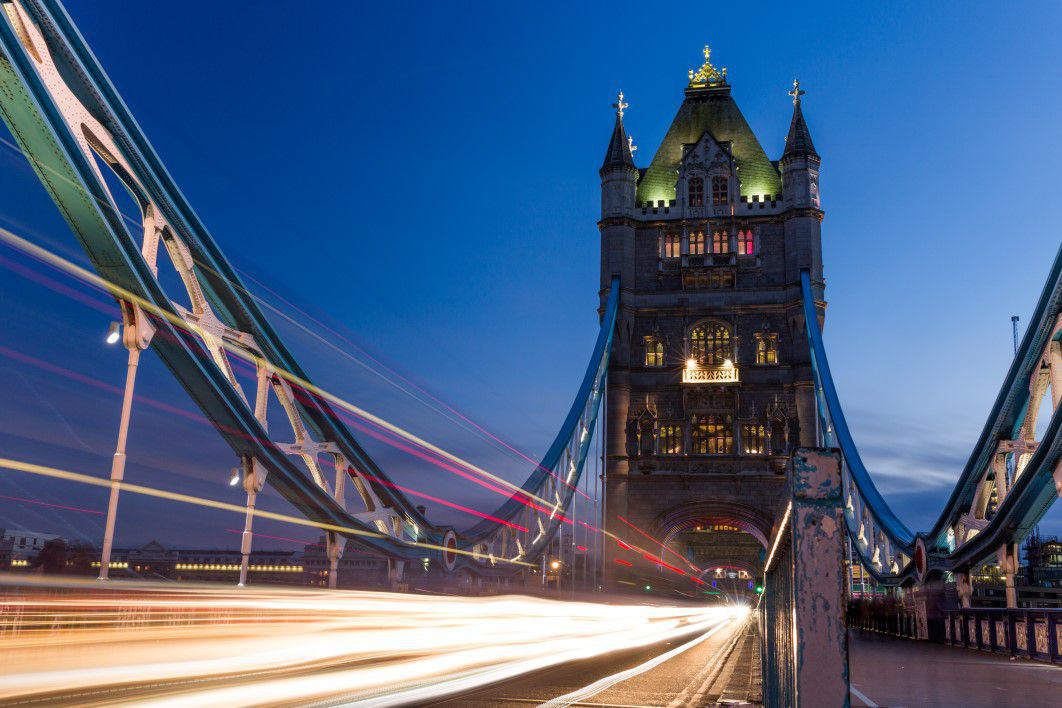 London Bridge Close Up At Night