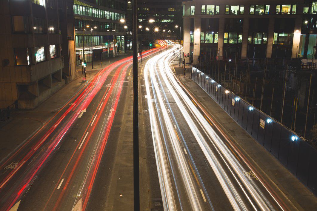 City Traffic at Night