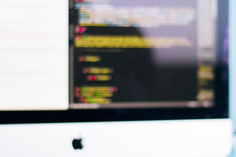 Code Mac Computer Royalty Free Photo