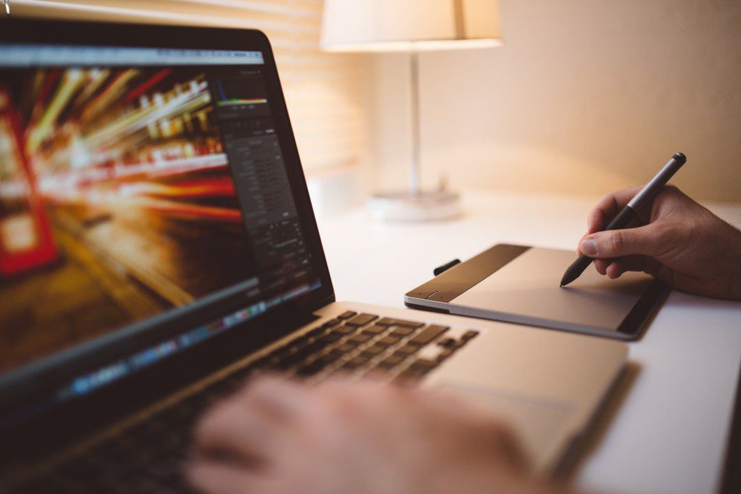 Designer Working MacBook Designer Working MacBook
