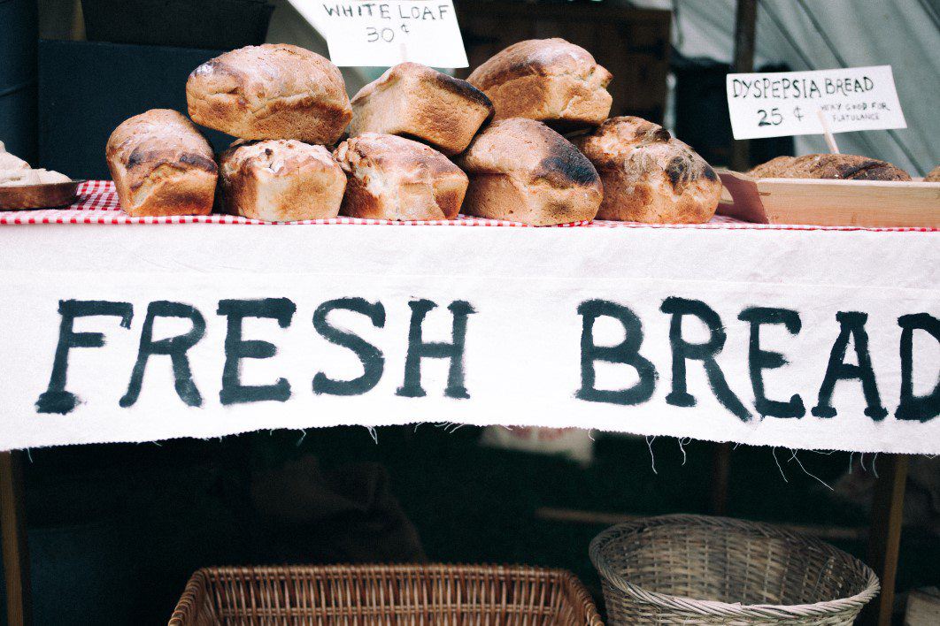 Fresh Bread Rustic Sign