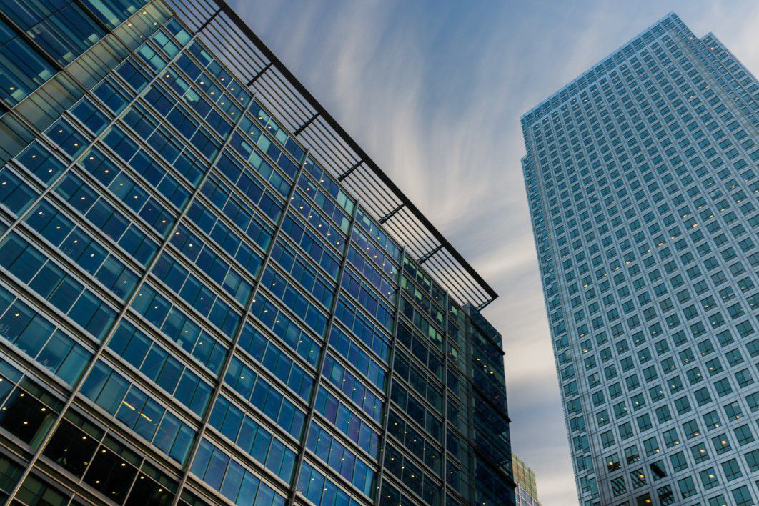 Glass Skyscrapers in London