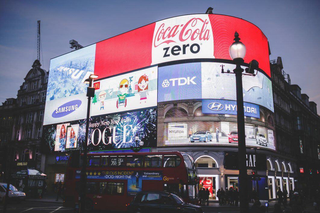 Piccadilly Circus in London