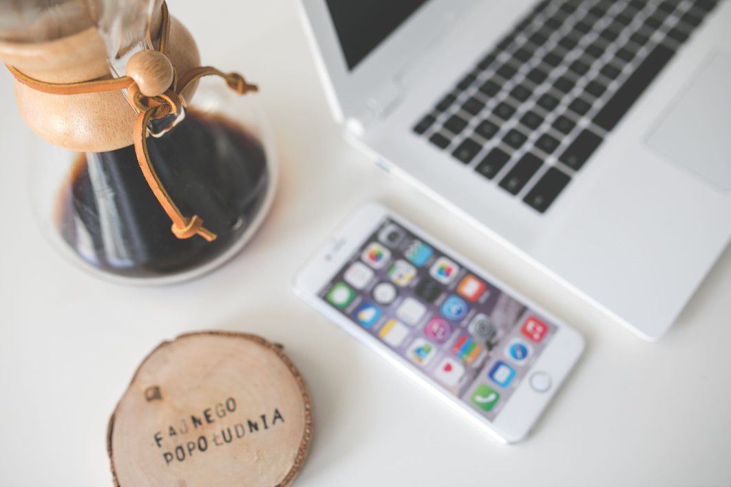 Minimal Desk and Coffee