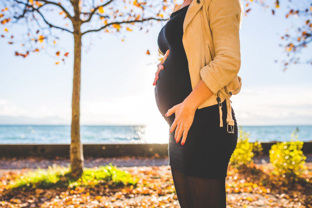 Pregnant Woman Garden