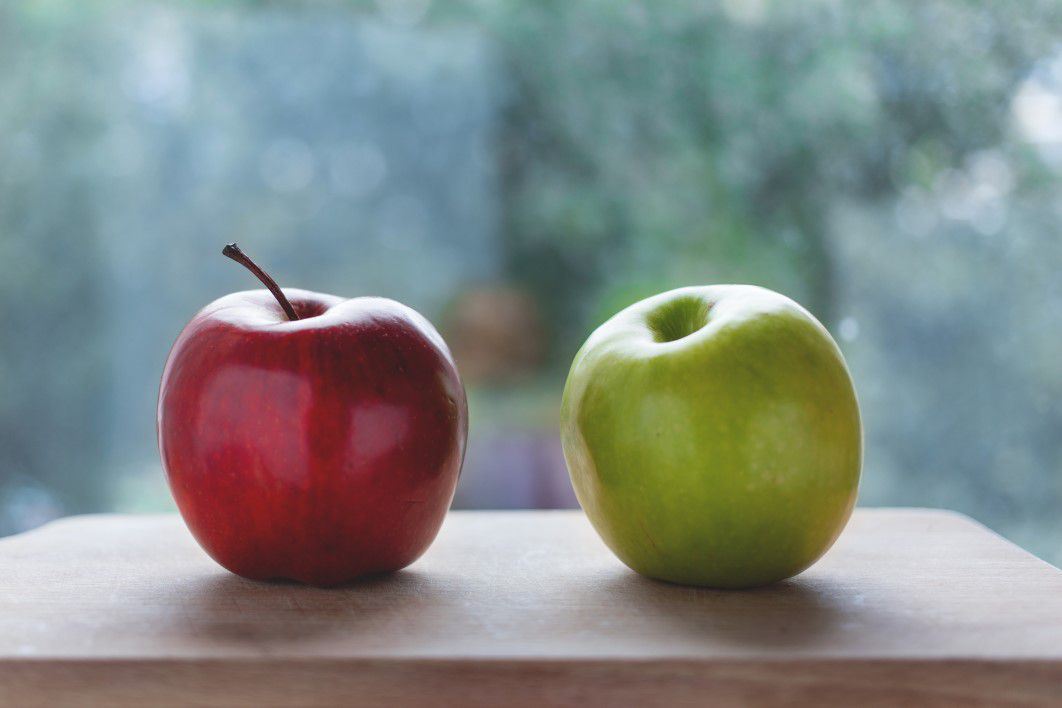 Red and Green Apple