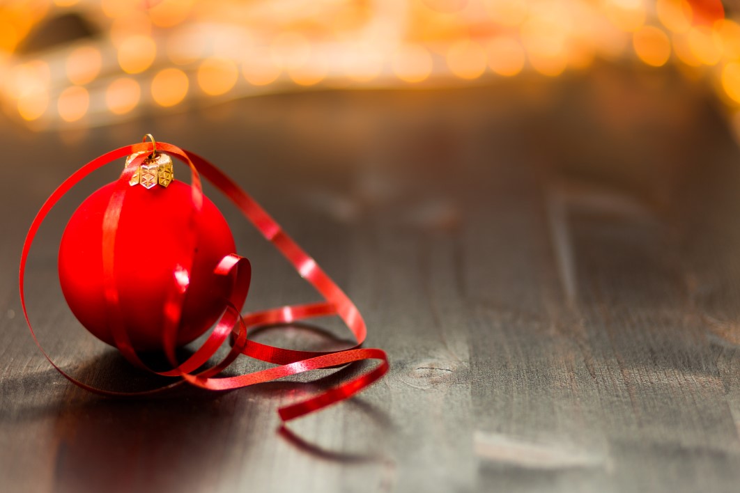 Red Christmas Tree Baubles