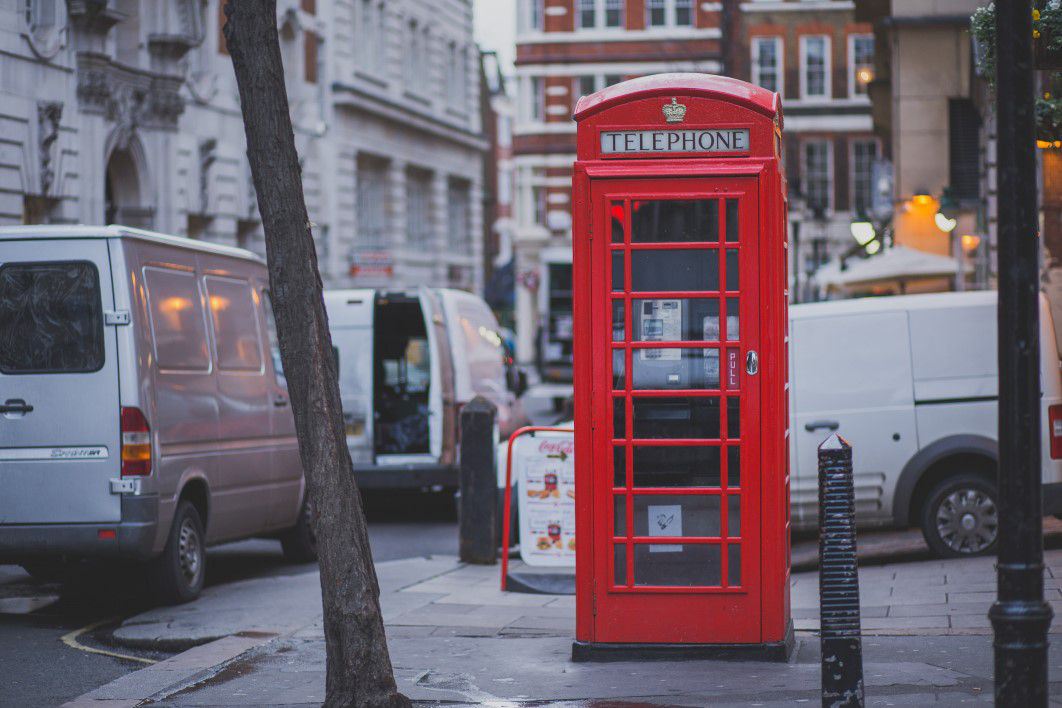 Red Telephone Box London Street
