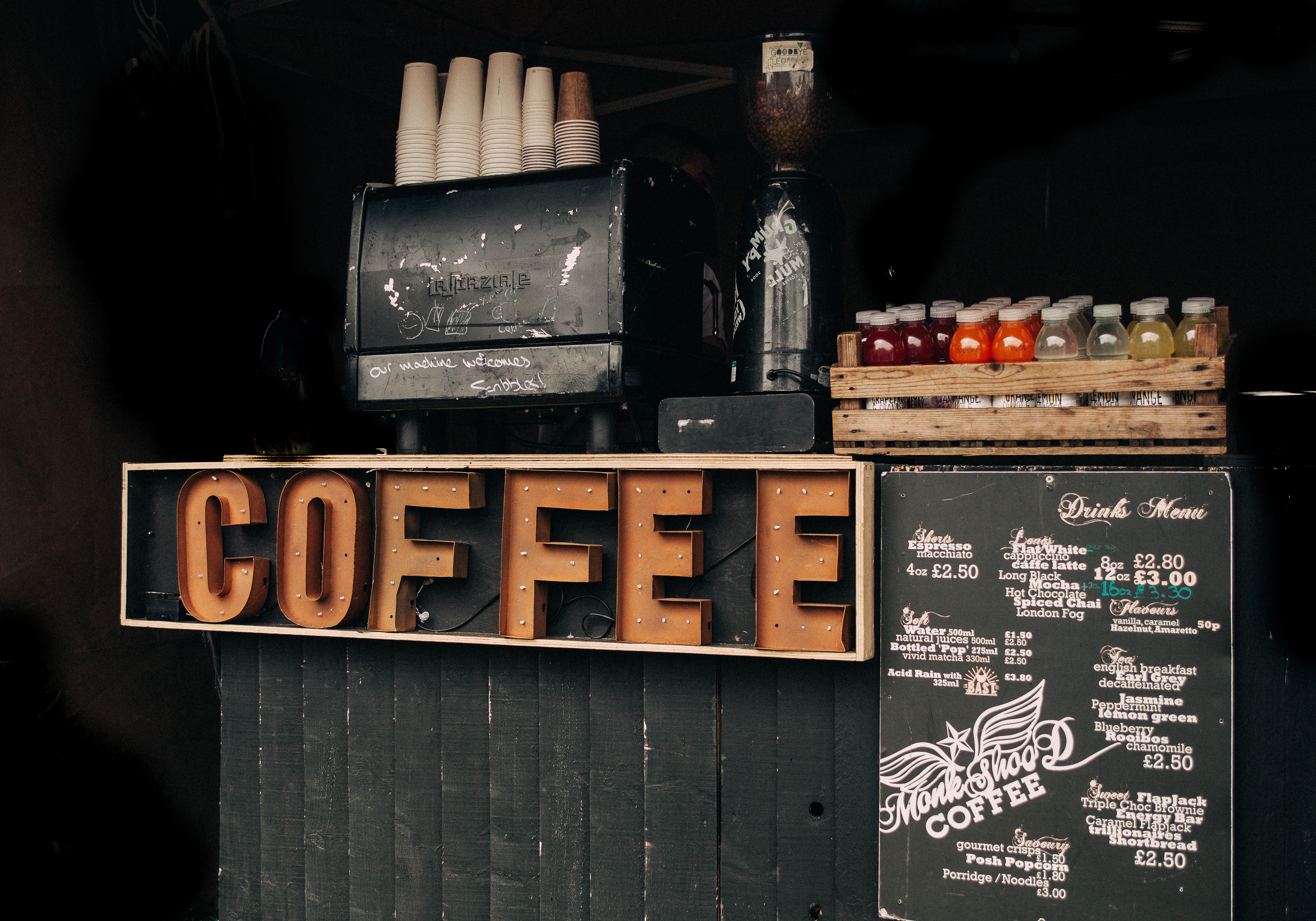 Rustic Coffee Sign