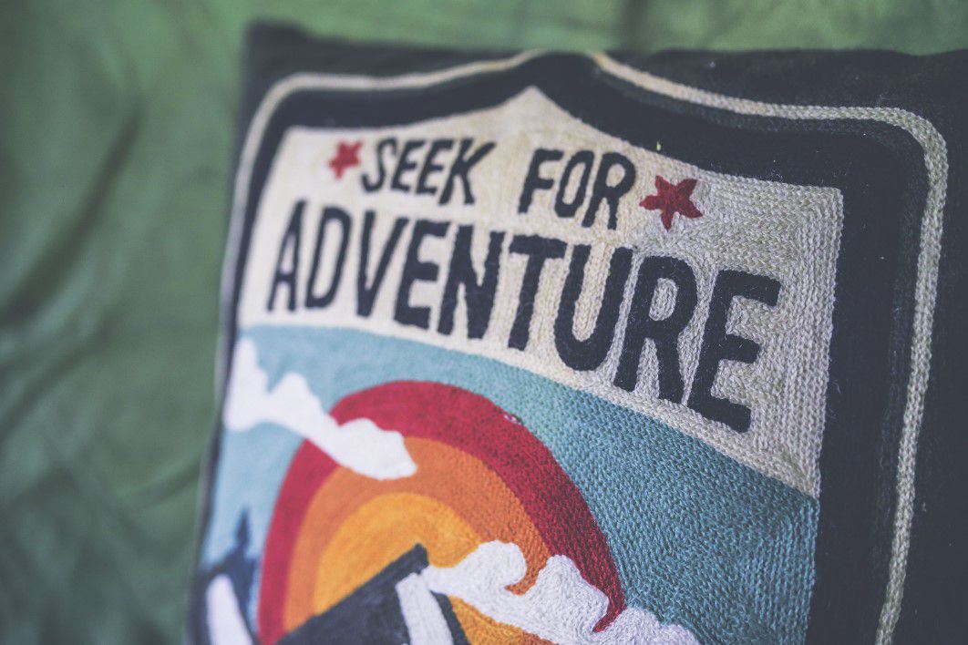 Seek for Adventure Pillow