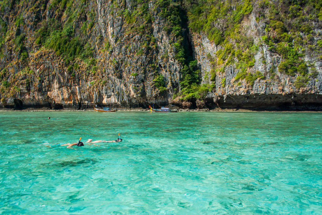 Snorkelling Clear Sea Water