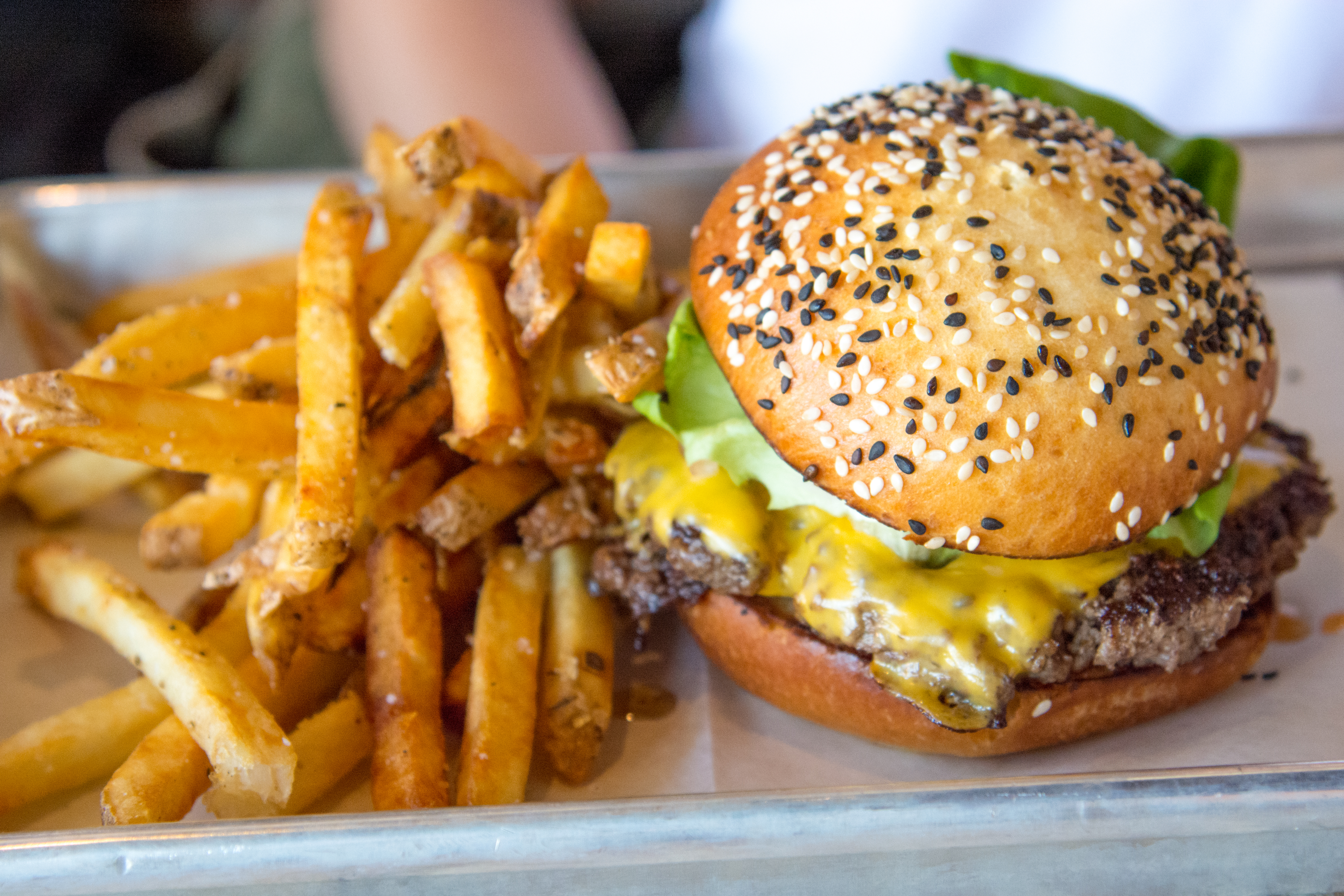 Tasty Burger and Fries