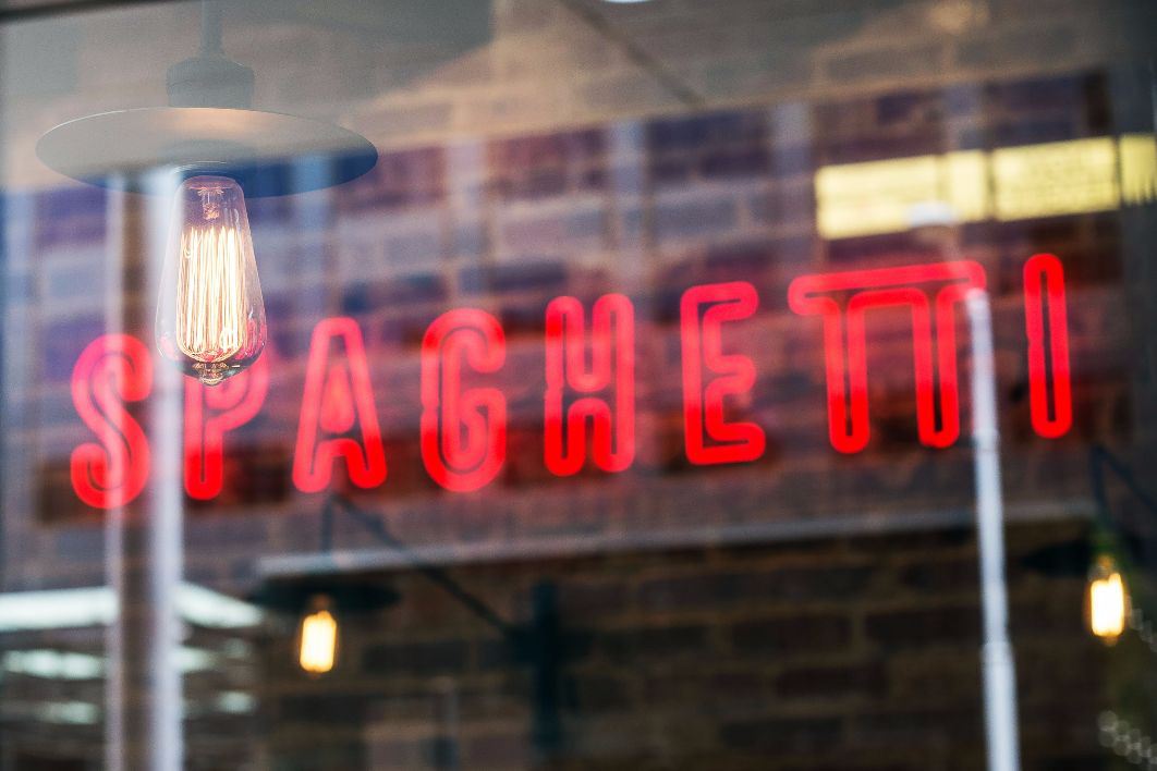 Spaghetti Neon Sign