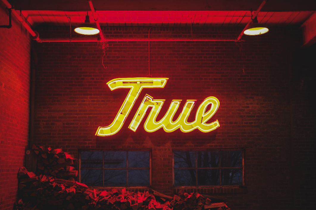True Neon Sign Red Yellow
