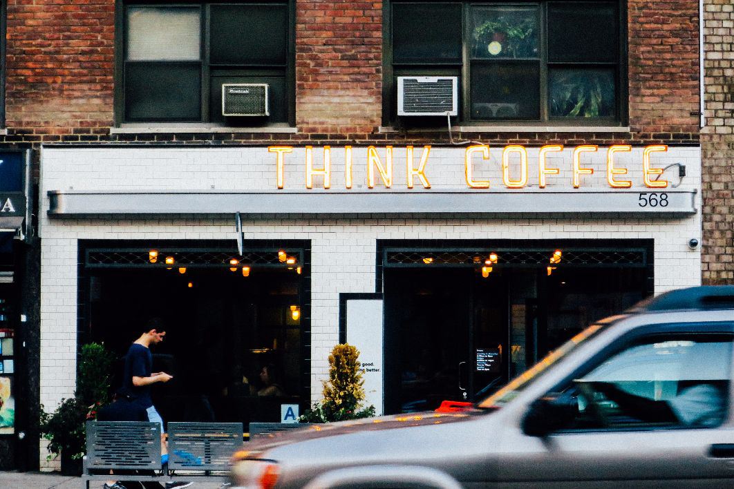 Think Coffee Neon Sign