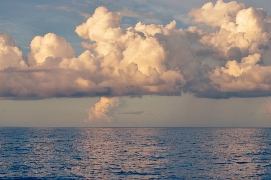 Sea View on a Cloudy Day