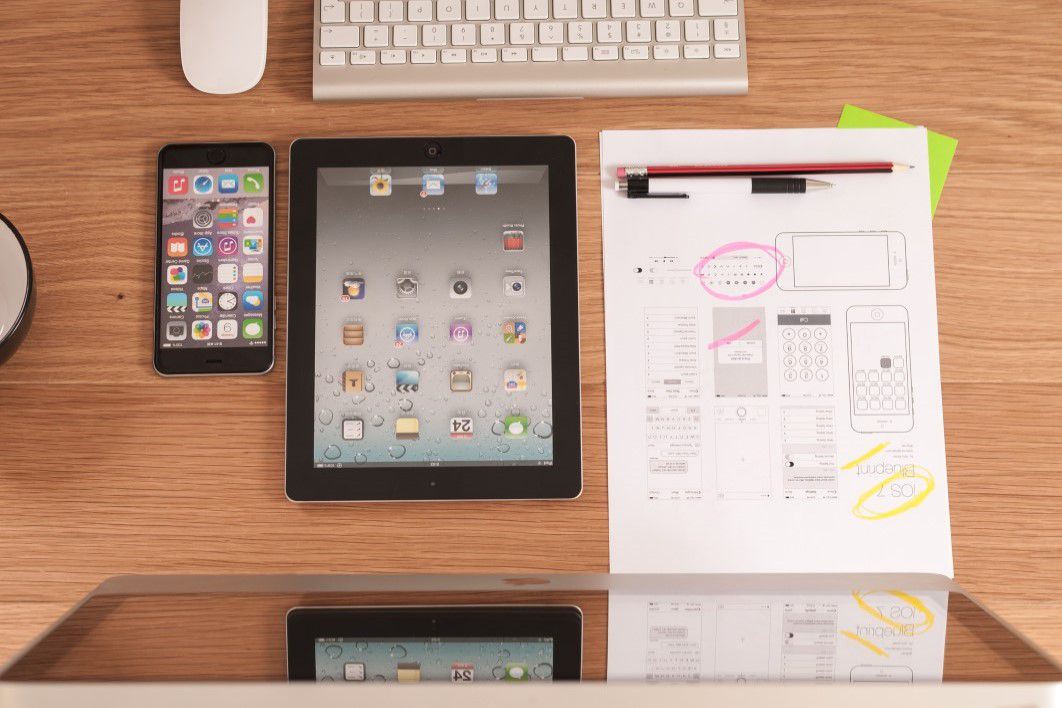 Mac, iPad, iPhone & Wireframe