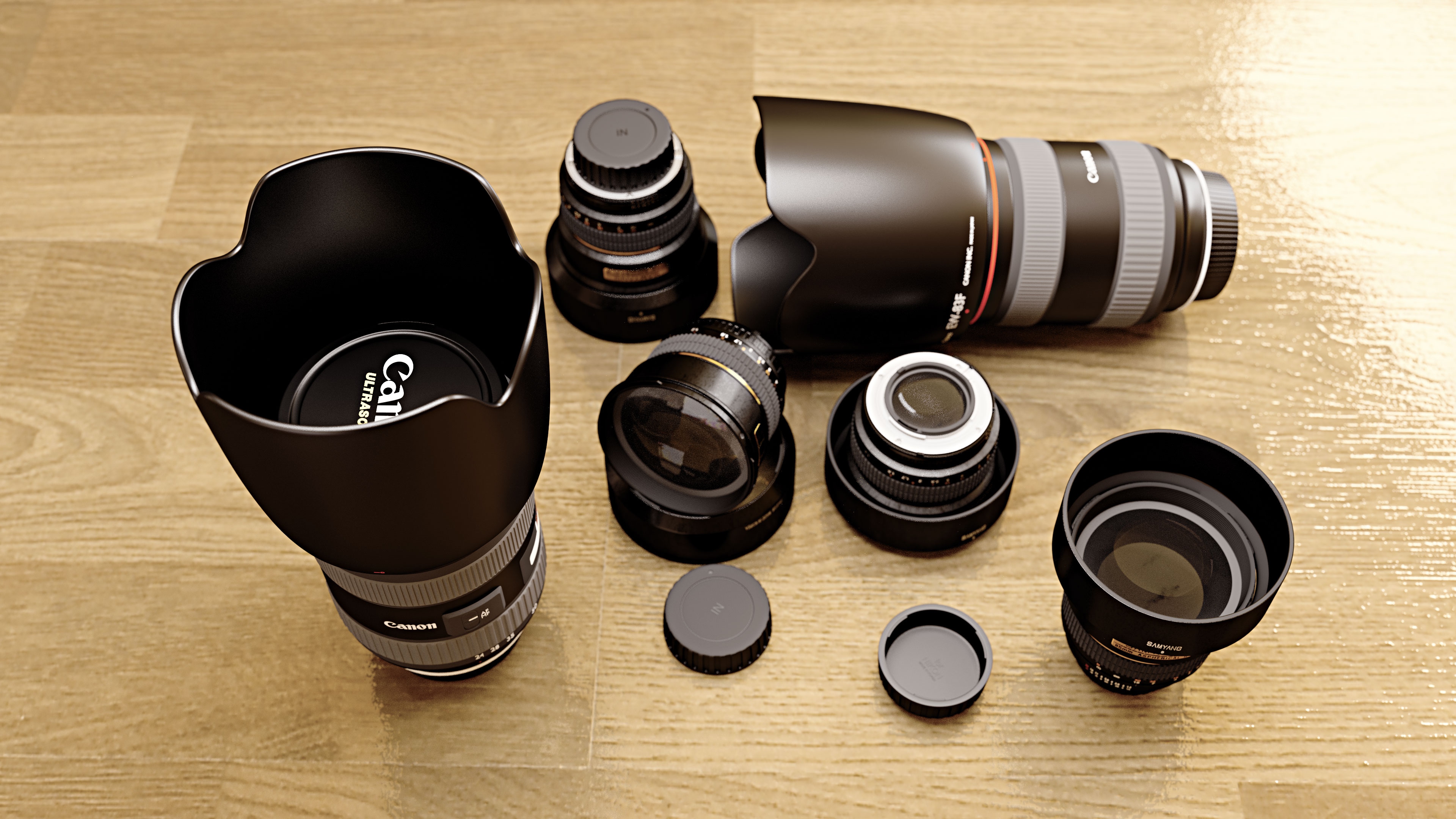 Canon Camera Lens Collection