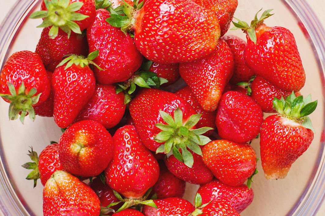 Fresh Strawberries Bowl
