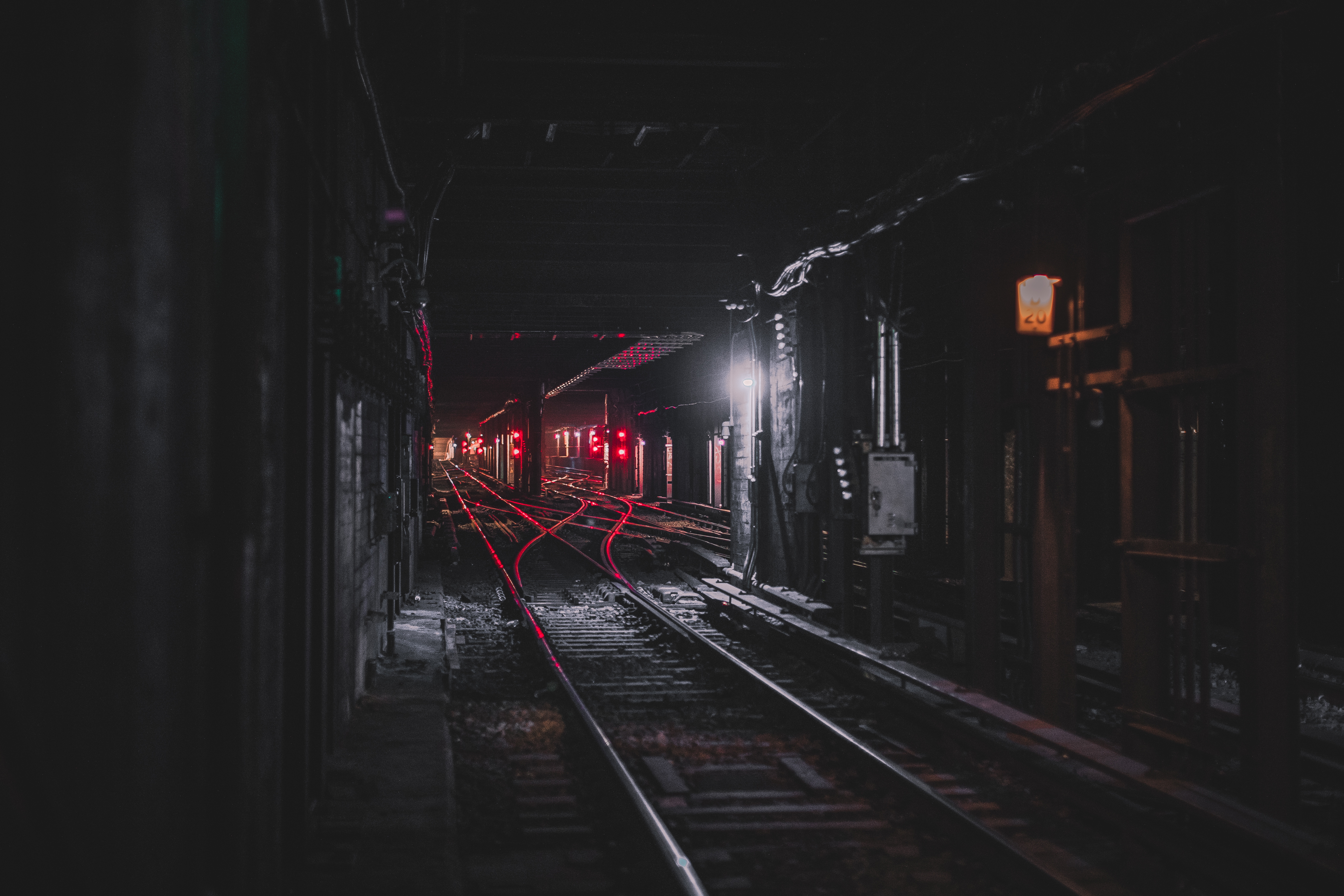 Underground Subway Train Tunnel