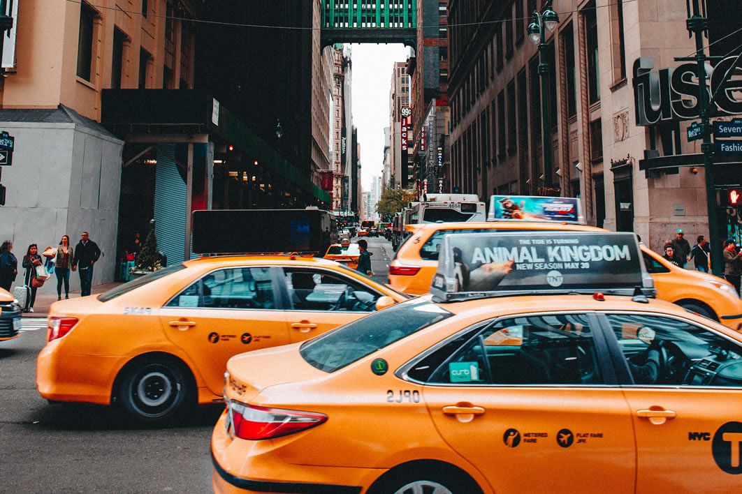 Yellow Taxi Cab New York