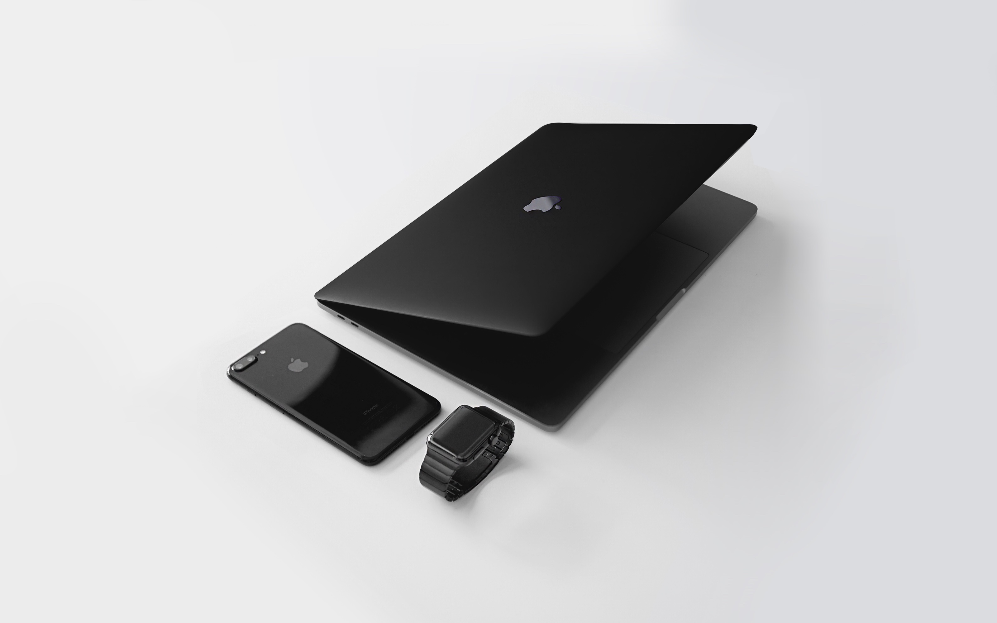 Black MacBook iPhone Apple Watch Free Stock Photo ...