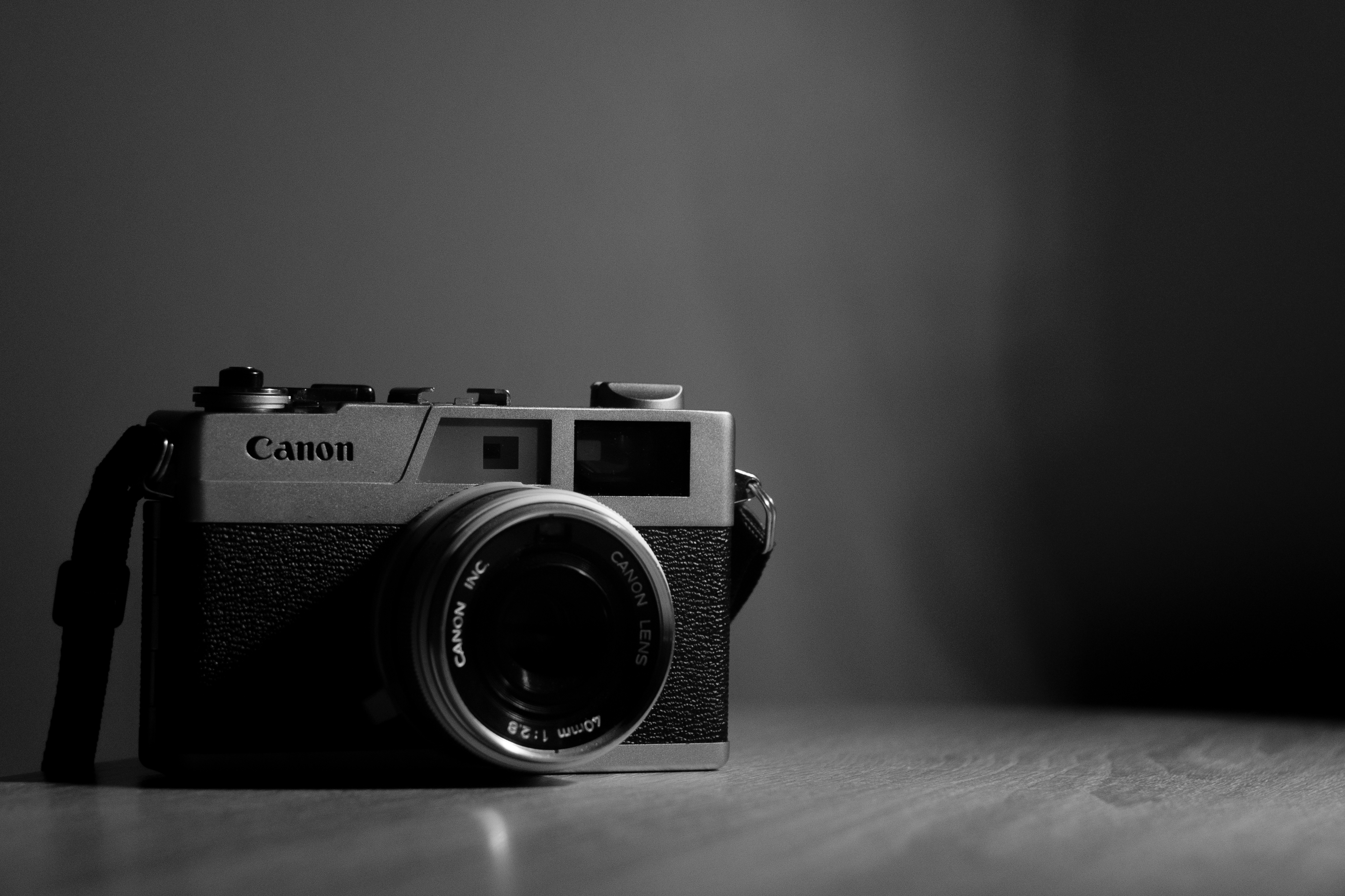 Canon Camera Black White
