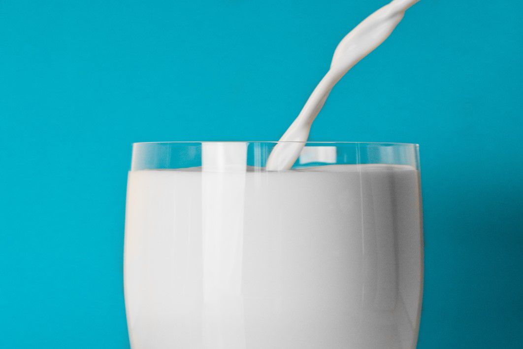 Glass Milk Drink Minimal