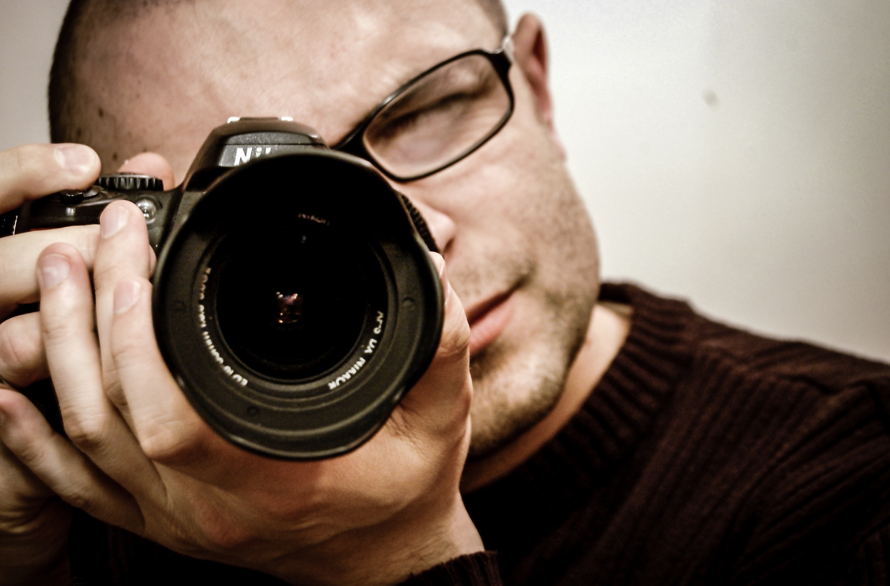 Man Camera Photographer Lens