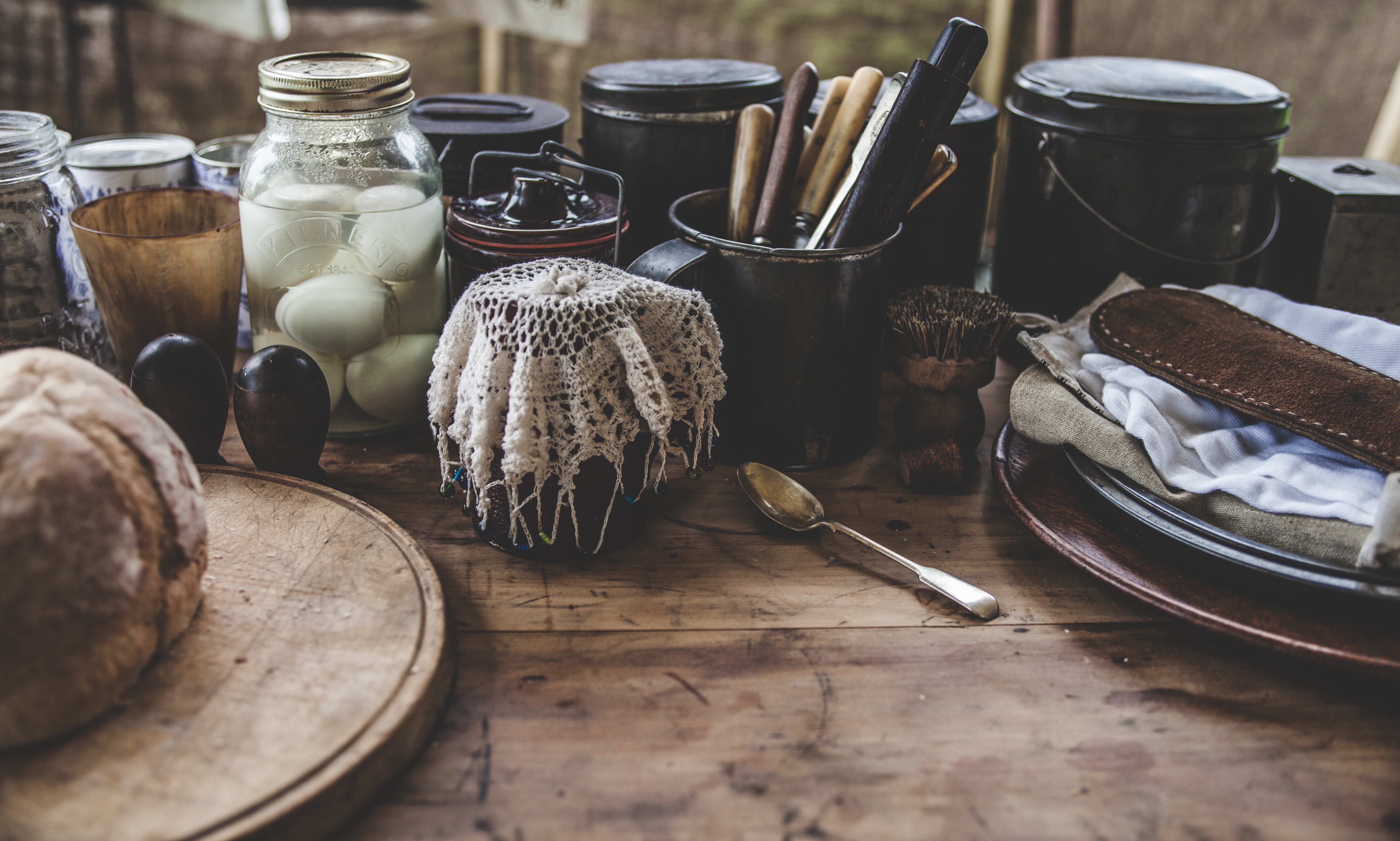 Rustic Kitchen Utensils