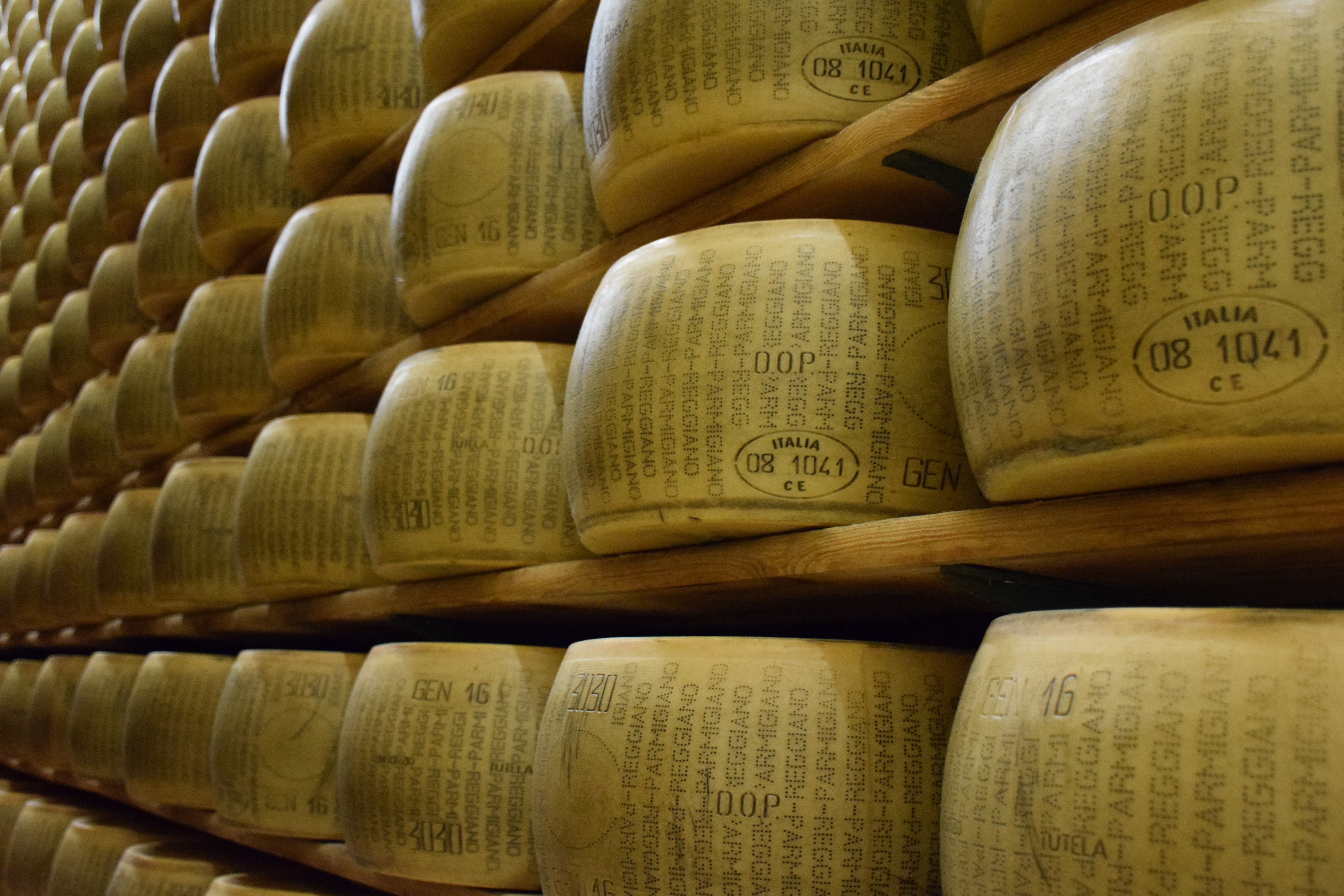 Parmesan Cheese Shelves