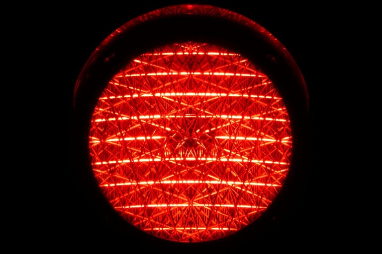 can't stop at the red light