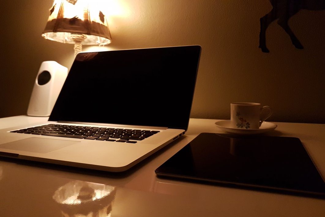 Light MacBook Desk