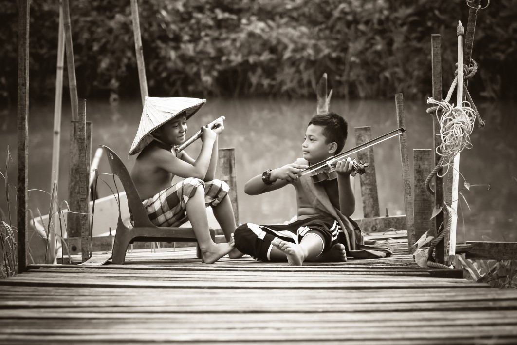 Children Violin Flute