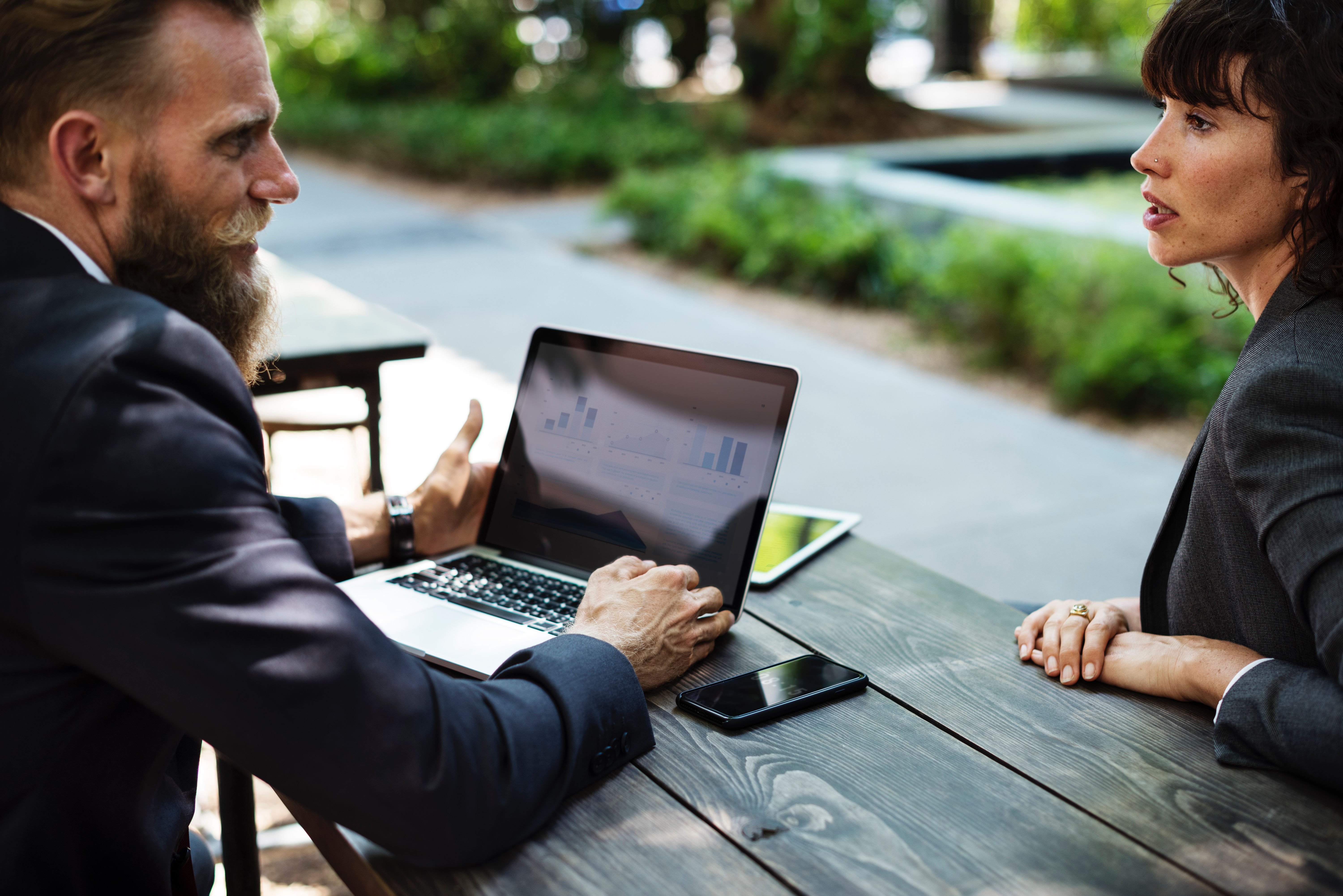 Meeting Office Man Woman Free Stock Photo Negativespace