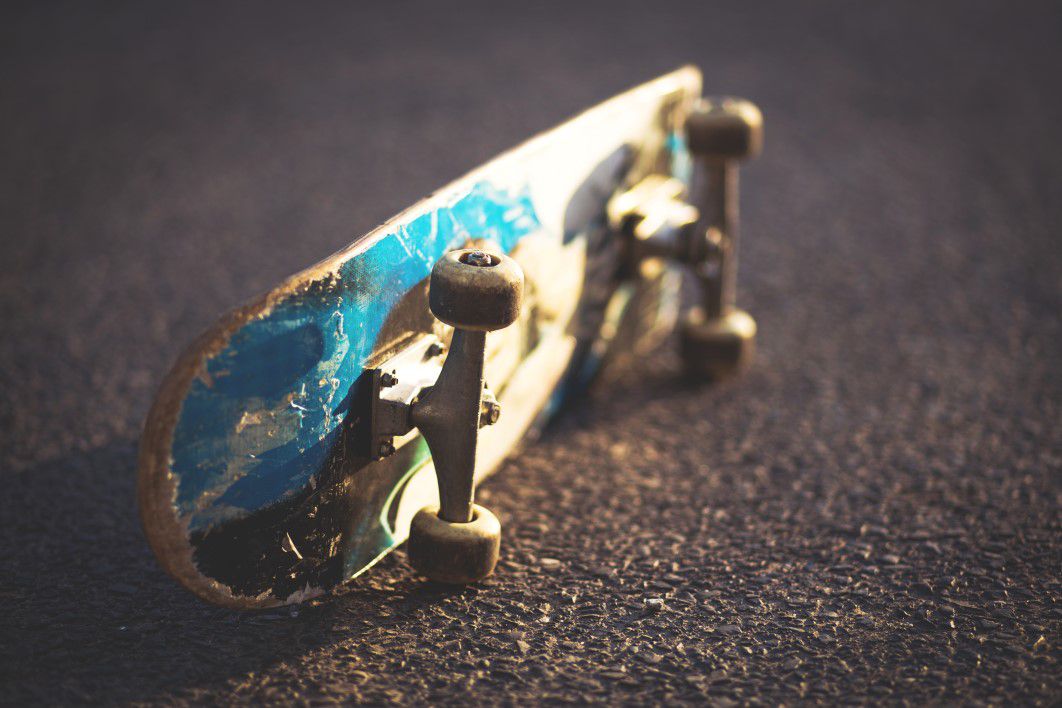 Skateboard Old Side