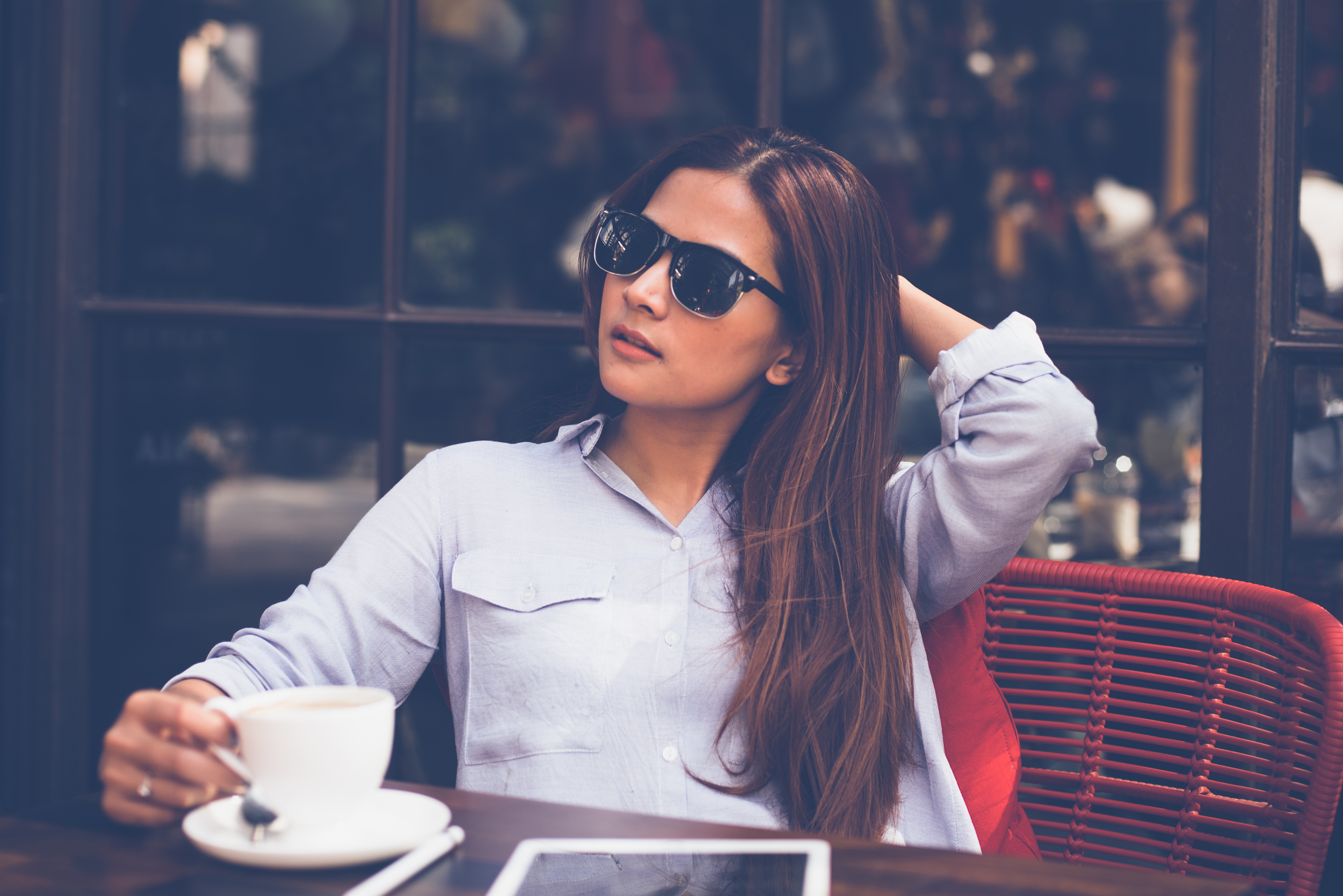 Woman Model Sunglasses