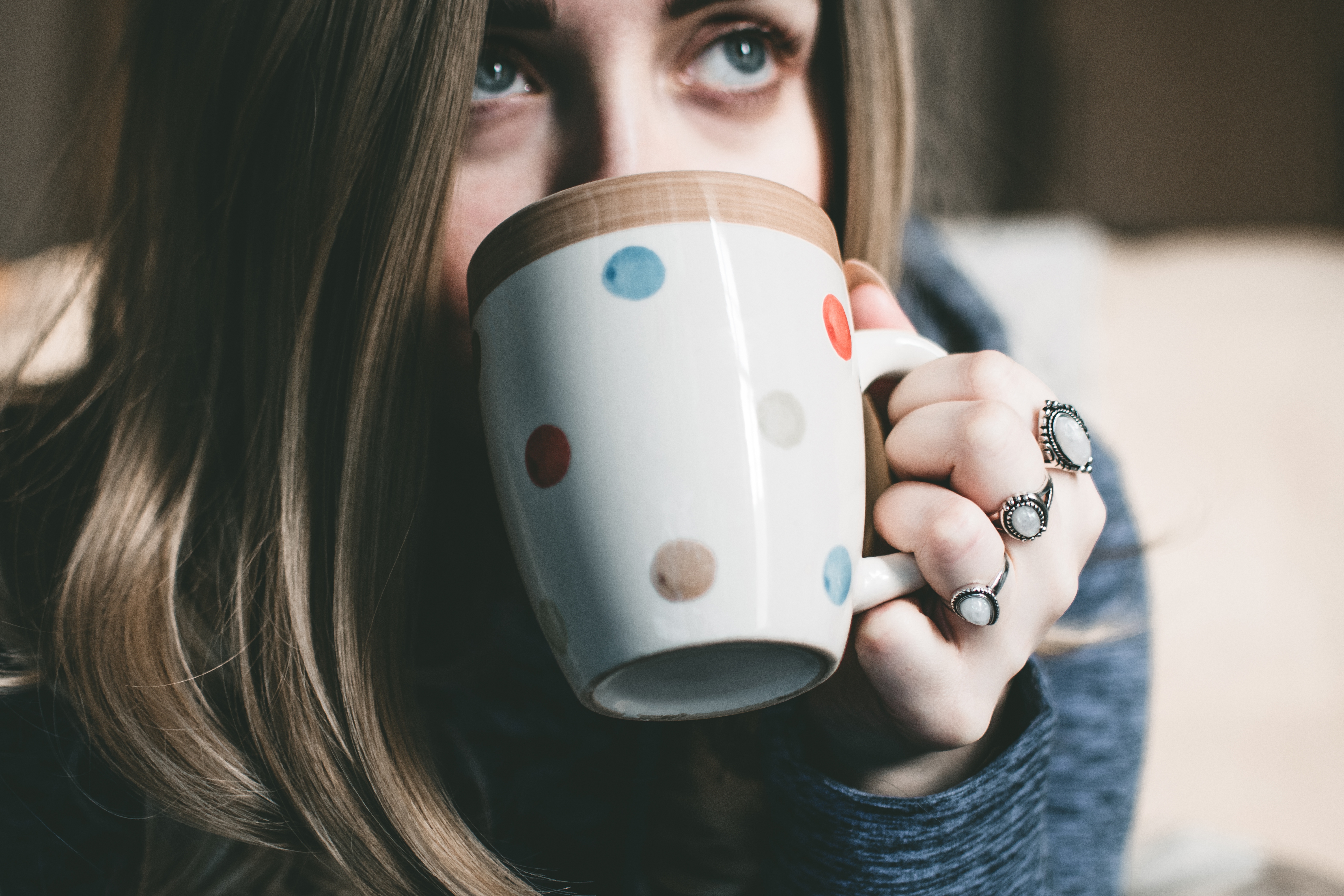 Woman Drinking Coffee