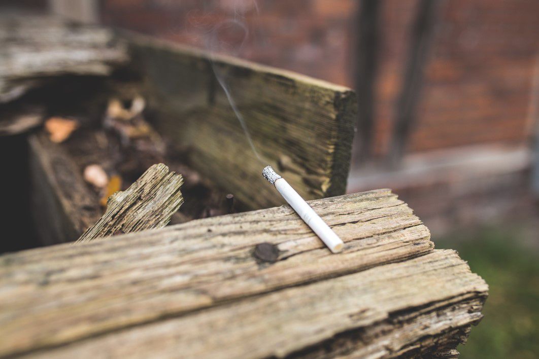 Cigarette Burn Wood