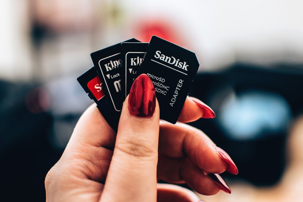 Woman Memory Cards