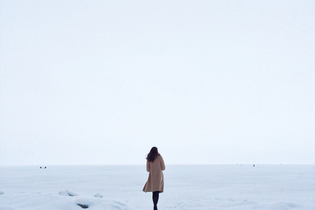 Lonely Woman Snow