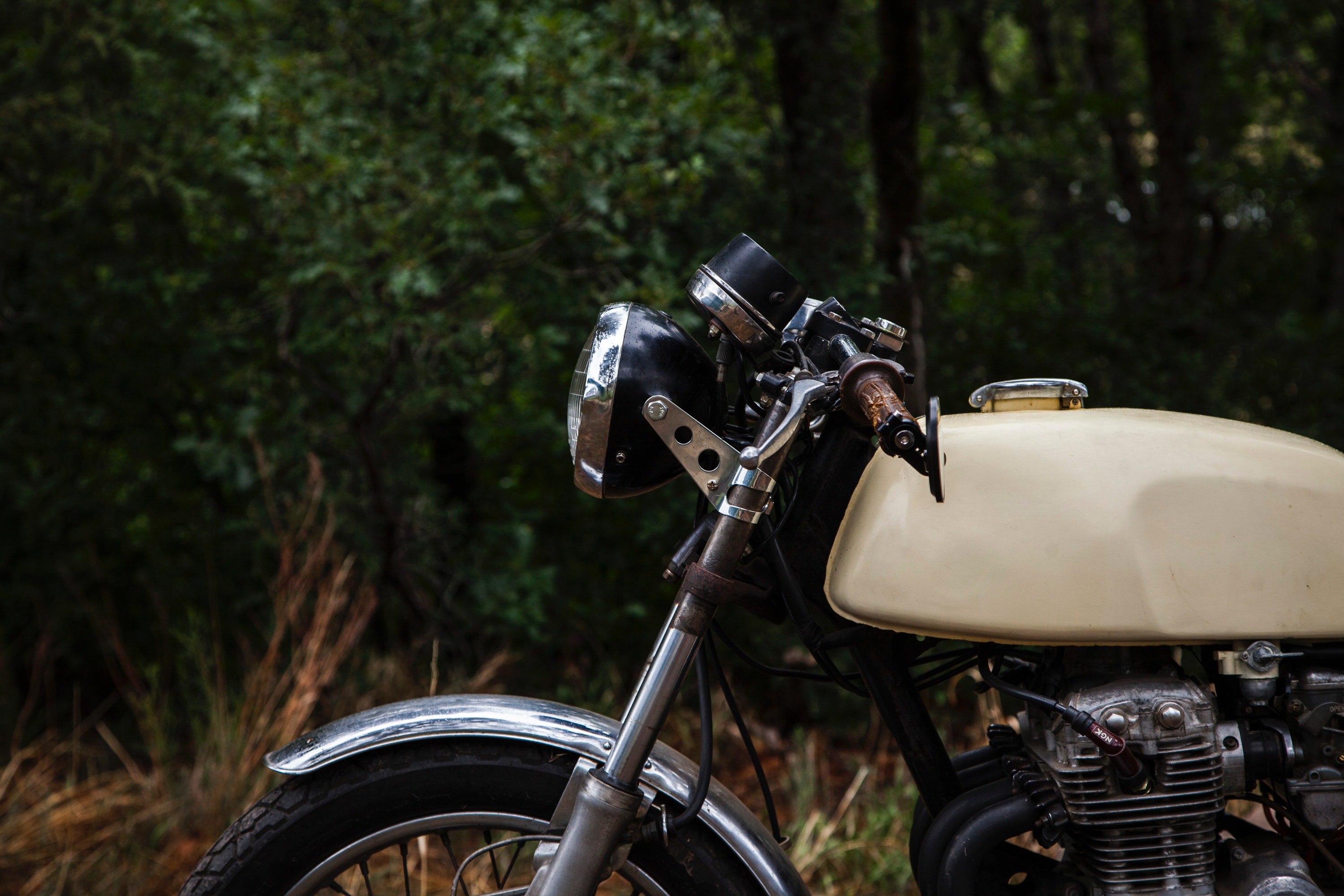 Vintage Motorbike Road