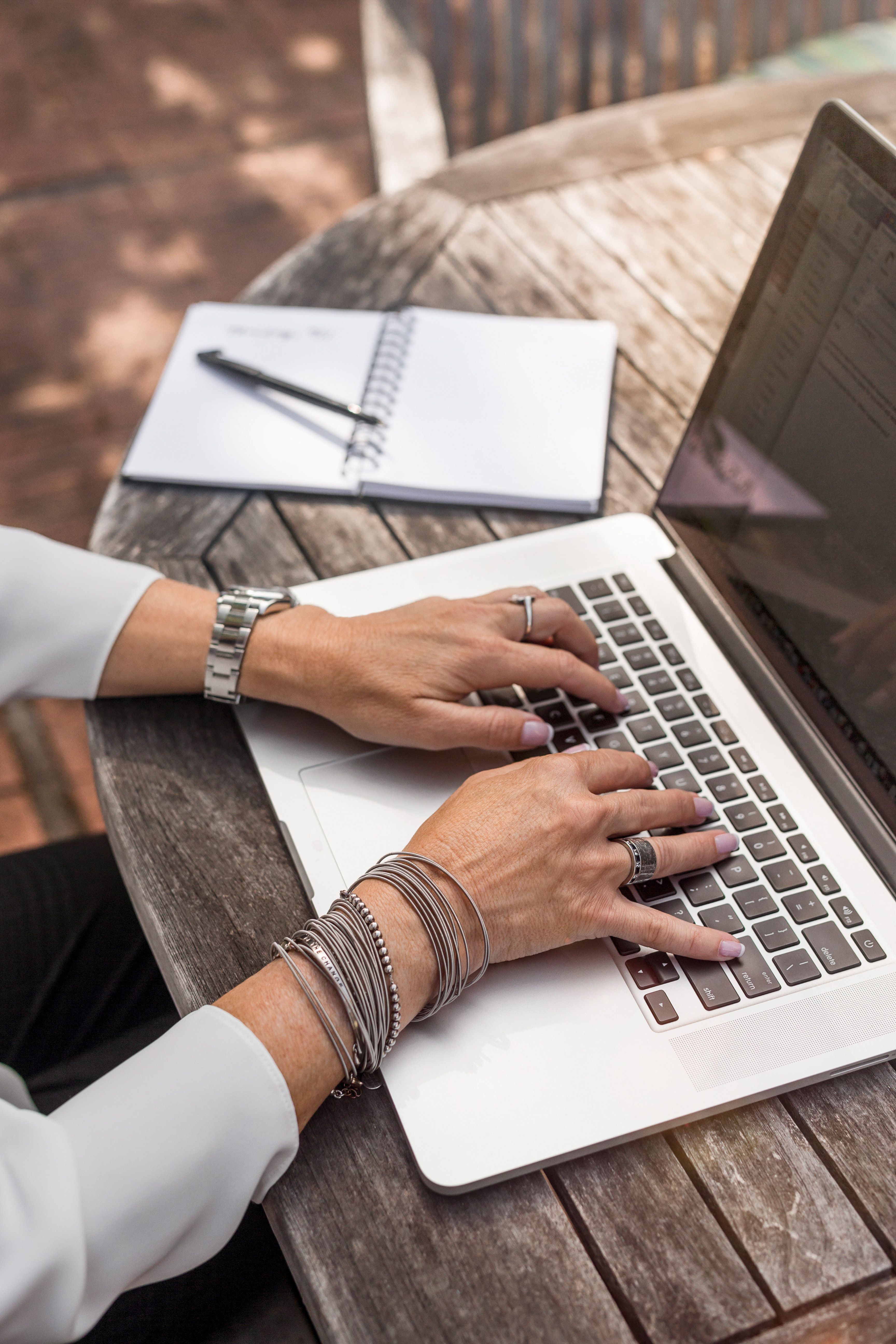 Woman Macbook Computer