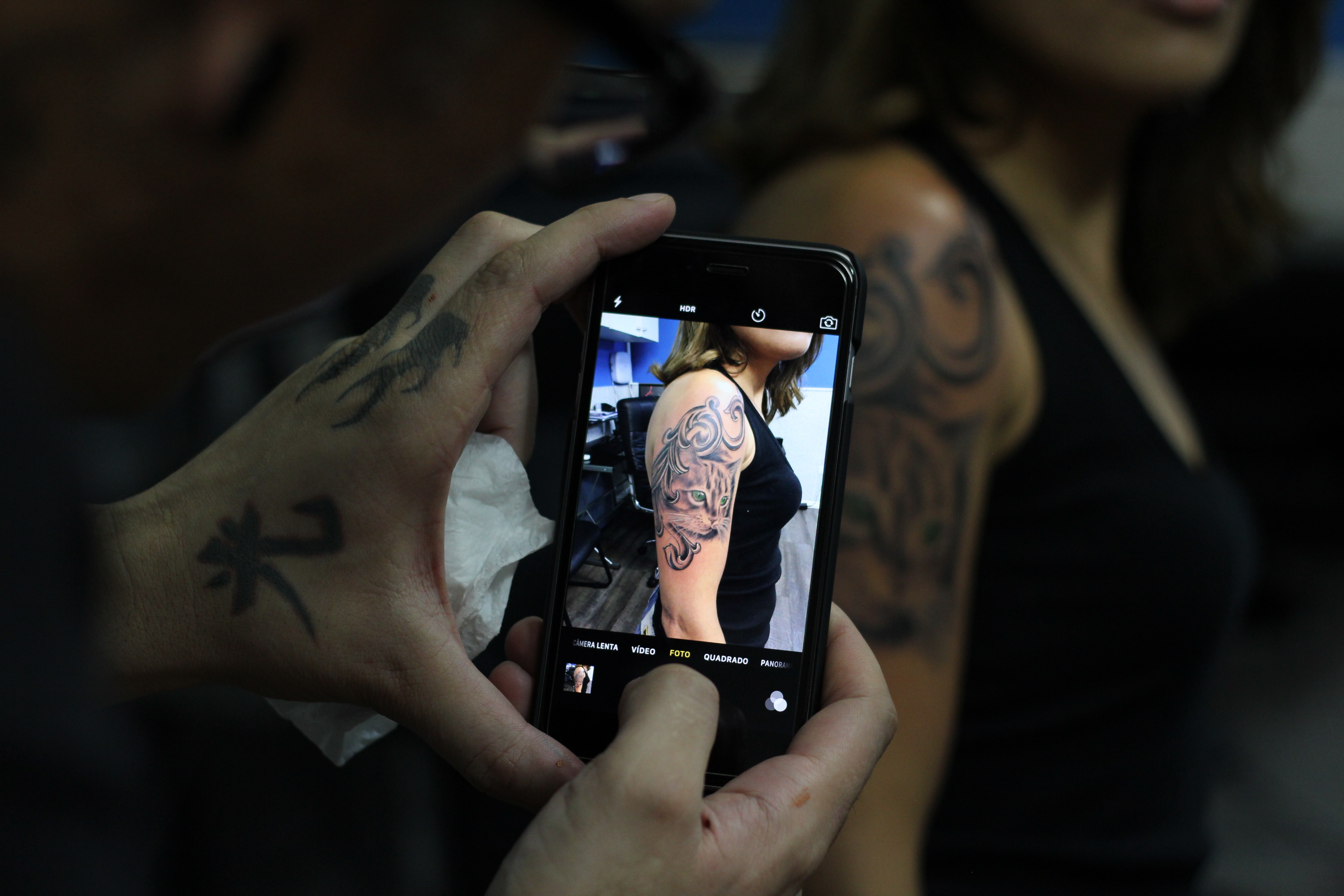 Woman Tattoo Photograph