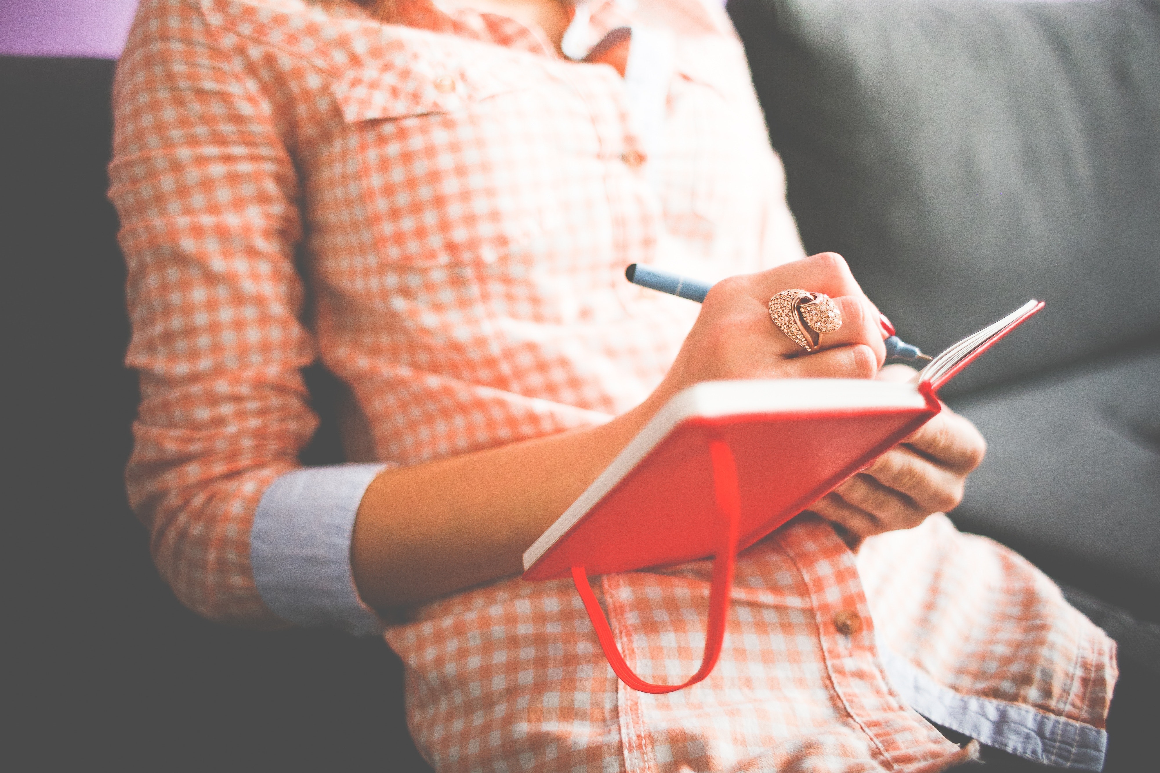 Woman Writing Diary