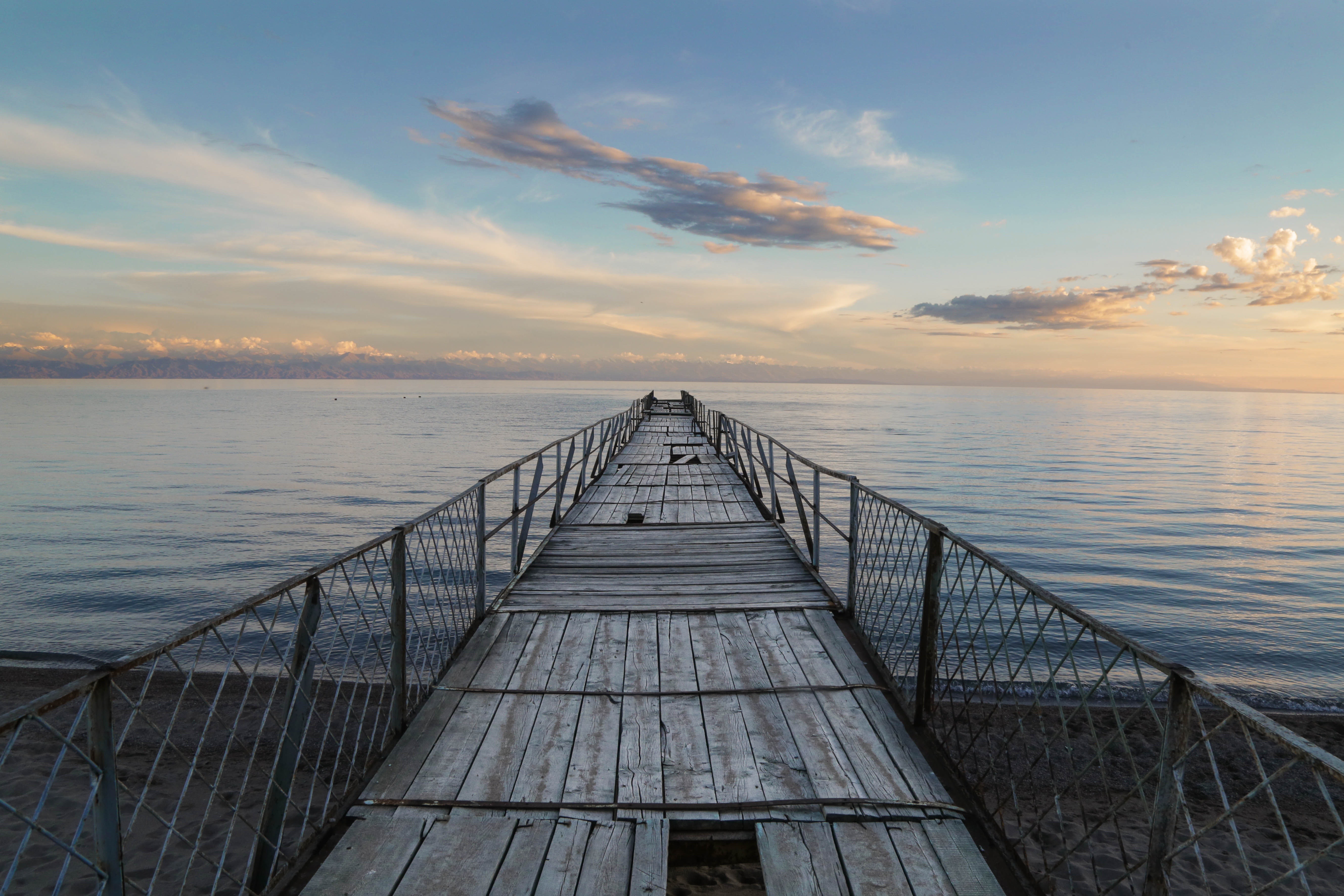 Weathered Dock Sea