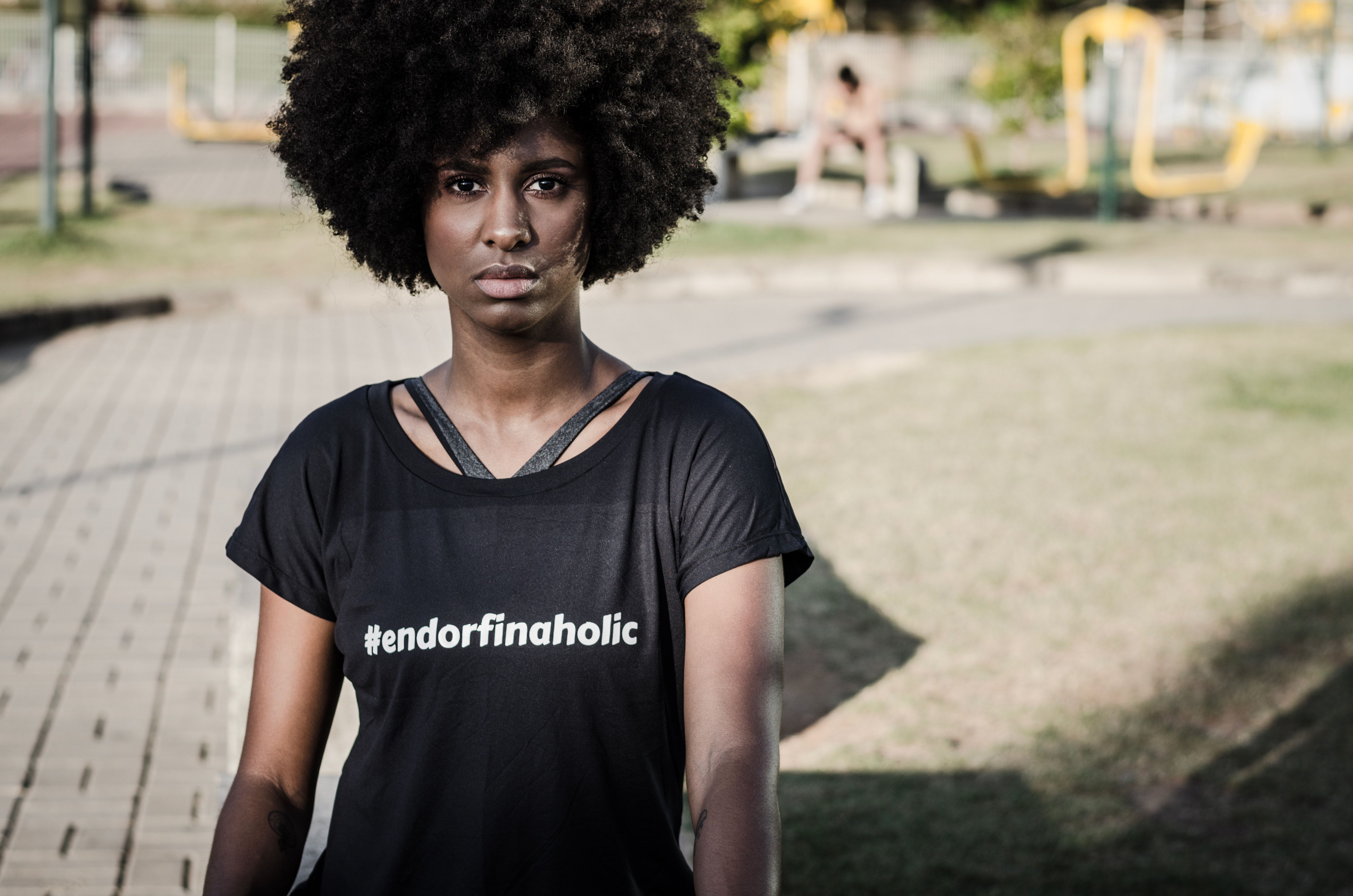 Woman Afro Portrait