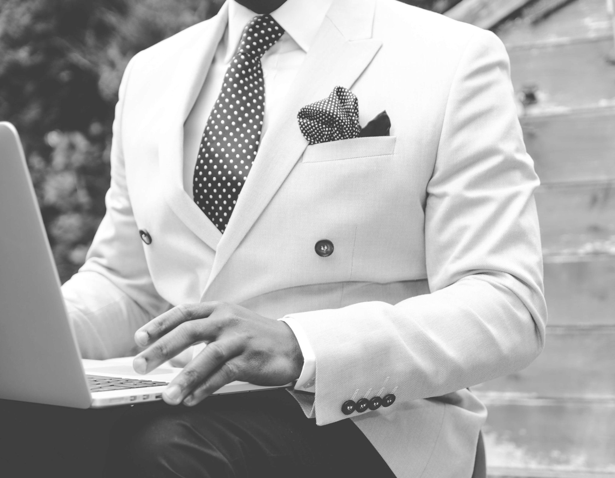 Man White Suit