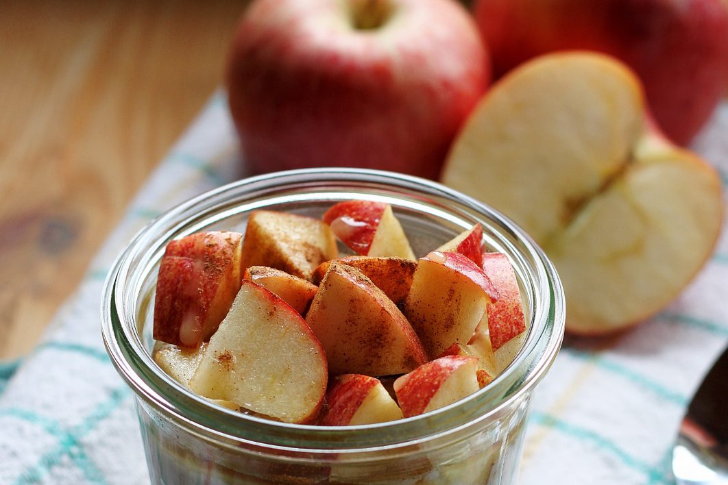 Homemade Sliced Apple Yogurt